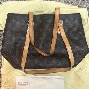 Louis Vuitton Dark Brown Monogram Tote
